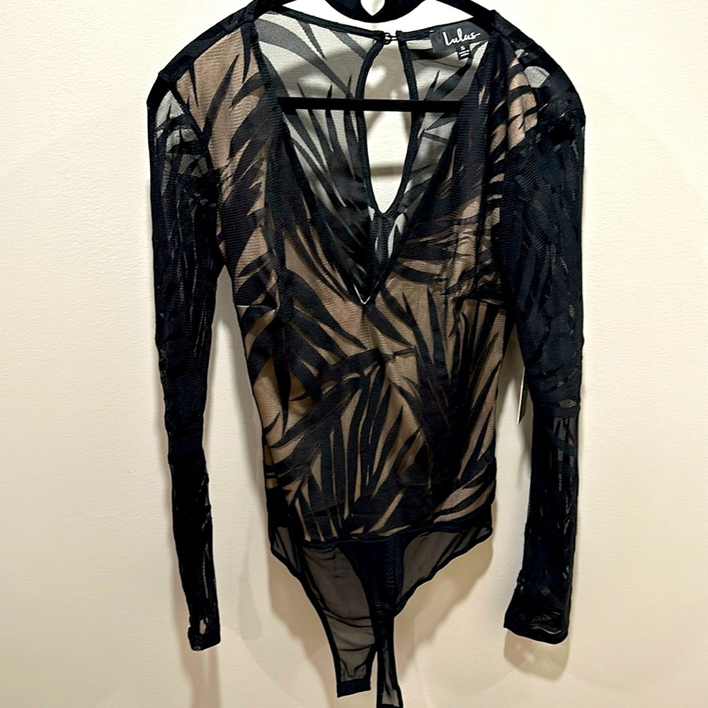 Deep v bodysuit